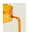 Turuncu Detaylı Cam Sürahi 1600 ml