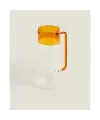 Turuncu Detaylı Cam Sürahi 1600 ml