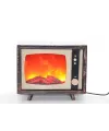 TV Tasarımlı Ledli Şömine Lamba