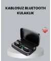 Tws A10s Bluetooth 5.0 Kulaklık Powerbank Şarj Kutulu Mini Tasarım