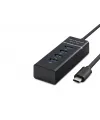 Type-C 3.0 Hub 4 Port 5 Gbps Siyah HDX7045