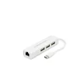 Type-C 3.1 Combo Hub Ethernet 4 Port Beyaz HDX7007