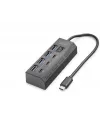 Type-C 3.2 Gen1 Anahtarlı Hub 7 Port 5 Gbps Siyah HDX7057