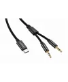Type-c 3.5 Mm Çift Çıkışlı Ses Kablosu 1.15 M GJ036
