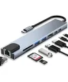 Type C Girişli 8 Port Dönüştürücü Ve Çoklayıcı