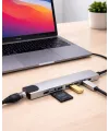 Type C Hub Çoklayıcı 8 Port Usb Hdmı Rj45 Kart Okuyucu