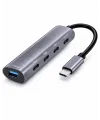 Type-C Hub Pd Usb 3.0 Usb-C 5 Port 60W Gri HDX7895
