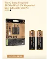Type-c Şarjlı 2800mwh 1.5v Şarj Edilebilir 2’li Aa5 Kalın Pil - Lityum Iyon Batarya