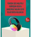 Type-c Şarjlı Rgb Işıklı Bluetooth Oyuncu Kulaklığı