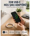 Type-c To C Kablolu 35w Hızlı Şarj Başlığı Set