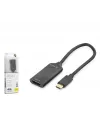 Type-c To Hdmı Görüntü Dönüştürücü 4K 30Hz 20 Cm Siyah HDX7898