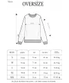 Üç İplik Bisiklet Yaka Baskılı SweatShirt - Beyaz