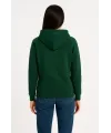 Üç İplik Kapüşonlu Kanguru Çepli SweatShirt Hoodie - Haki