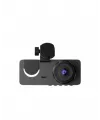 Üç Kameralı 1080p Full Hd Araç İçi Kamera – G-sensörlü Ve Gece Görüşlü
