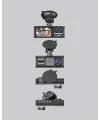 Üç Kameralı Araç İçi Kayıt Sistemi Full Hd Gece Görüşlü Ve G-sensör Destekli