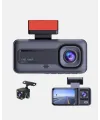 Üç Kameralı Dash Cam 170° Geniş Açılı Full Hd Gece Görüşlü