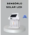 Üç Modlu Güneş Enerjili Duvar Lambası 1800mah Bataryalı Ve Hareket Sensörlü