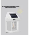 Üç Modlu Güneş Enerjili Duvar Lambası 1800mah Bataryalı Ve Hareket Sensörlü