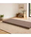 Üç Parçalı Katlanır Minder · 60 × 180 × 7 cm · Kahve