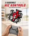 Uçan Araba Drone 4 Korumalı Pervaneli 360° Akrobatik Hareket Uzaktan Kumandalı