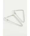 Üçgen Halka Küpe 6 cm