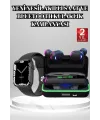 Ucuz Ve Kaliteli Kulaklıklı Saat Seti Bluetooth Bağlantılı Akıllı Saat Ve Kulaklık
