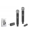Uhf Kablosuz 2 Mikrofonlu Set 6.35 Mm Siyah HDX2802
