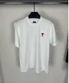 Unisex Bisiklet Yaka Baskılı Oversize T-Shirt - Beyaz