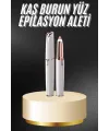 Unısex Şarjlı Kaş Bıyık Alma Epilatörü Hassas Ciltlere Özel Acısız