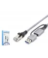 Usb 3.0 & Type-C Gigabit Ethernet Adaptör - Gri HDX7876