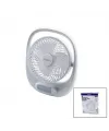 Usb 7 İnç- 20cm Masa Üstü Fan Vantilatör Işıklı 5w 180 Derece 3 Kademe Hız - 3 Pervane Stand=24.8x30.5x8cm Aufn-01