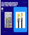 Usb-c Ve Lightning Uyumlu 4ü 1 Arada Kablo – 65w Hızlı Şarj, Örgülü Dayanıklı Yapı