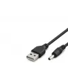 Usb Dc Güç Kablosu 3.5 X 1.35 Mm 1 M Siyah HDX1320