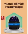 Usb Galaxy Projektör Lamba – Romantik Atmosfer, Çocuk Odası, Parti Ve Düğün Işığı