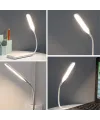 Usb Girişli 14 Ledli 3 Kademeli Dokunmatik Masa/kitap Okuma Lambası Ledi Beyaz