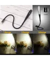 Usb Girişli 14 Ledli 3 Kademeli Dokunmatik Masa/kitap Okuma Lambası Ledi Siyah