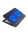 Usb Girişli Laptop Soğutma Standı Çift Fan Mavi Işıklı Notebook Soğutucu