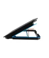 Usb Girişli Laptop Soğutma Standı Çift Fan Mavi Işıklı Notebook Soğutucu