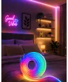 Usb Girişli Rgb Neon Şerit Led Tv Oda Masa Dekor Işığı