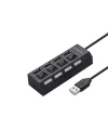Usb Hub 4*Usb Siyah HDX7008