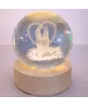 Usbli Sevgili Temalı Cam Küre