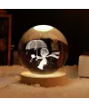 Usbli Tasarım Işıklı Cam Küre