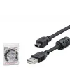 Usb Mini V3/5Pin To Usb Kablo 1.5 M - Si̇yah HDX7538