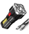 USB Şarjlı 4 Modlu El Feneri