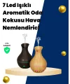 Usb Şarjlı 7 Renk Led Işıklı Sessiz Çalışan Mini Hava Nemlendirici