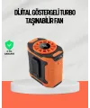 Usb Şarjlı Güçlü Hız Ayarlı El Ve Bel Fanı