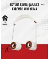 Usb Şarjlı Katlanabilir Boyun Fanı | 3 Kademeli, Sessiz Ve Taşınabilir Tasarım