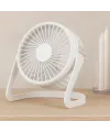 USB Şarjlı Masaüstü Fan 14.5x14.1 cm PVC Gövde