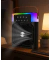 Usb Şarjlı Masaüstü Sprey Fan Taşınabilir Serinletici Rgb Işıklı Mini Klima