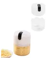 Usb Şarjlı Mini Rondo Sarımsak Soğan Zencefil